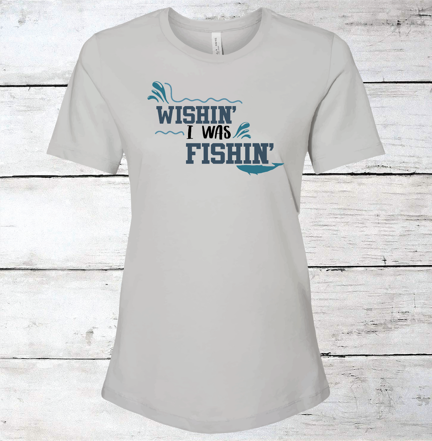 Wishin' I Was Fishin' Fishing T-Shirt