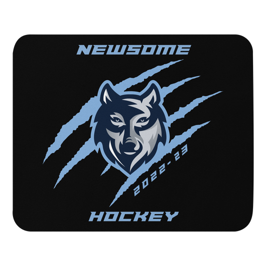 Newsome Hockey Wolf w/ Claws Mouse Pad