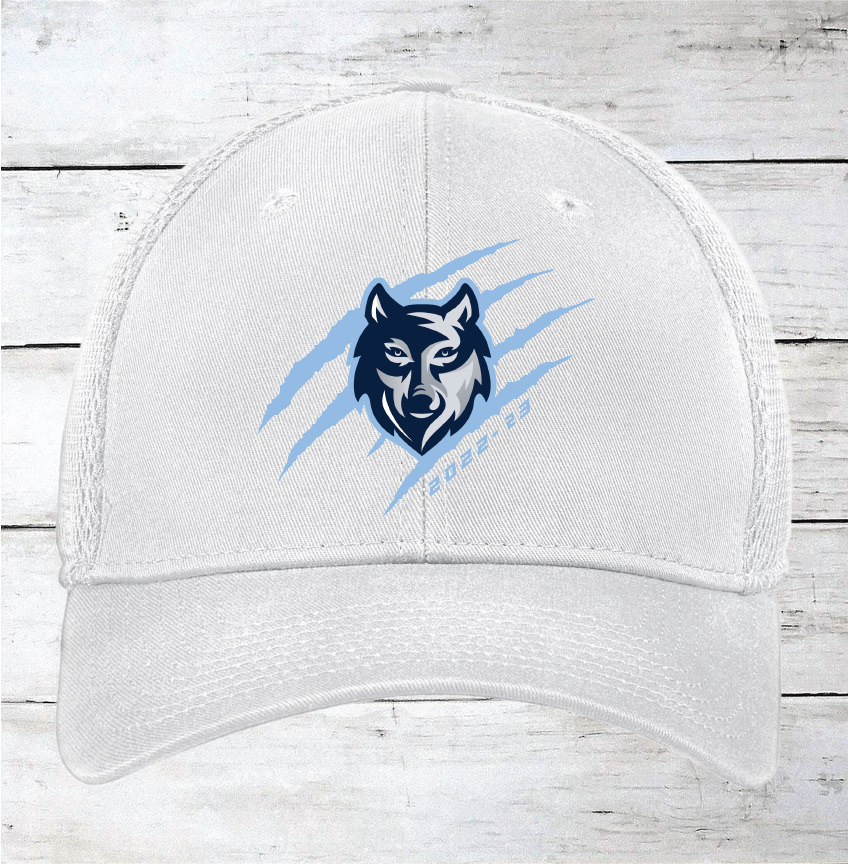 Newsome Hockey Wolf w/ Claws Brag Wear 2022-2023 Stretch Fit Hats