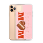 Football Mom Pink iPhone Case