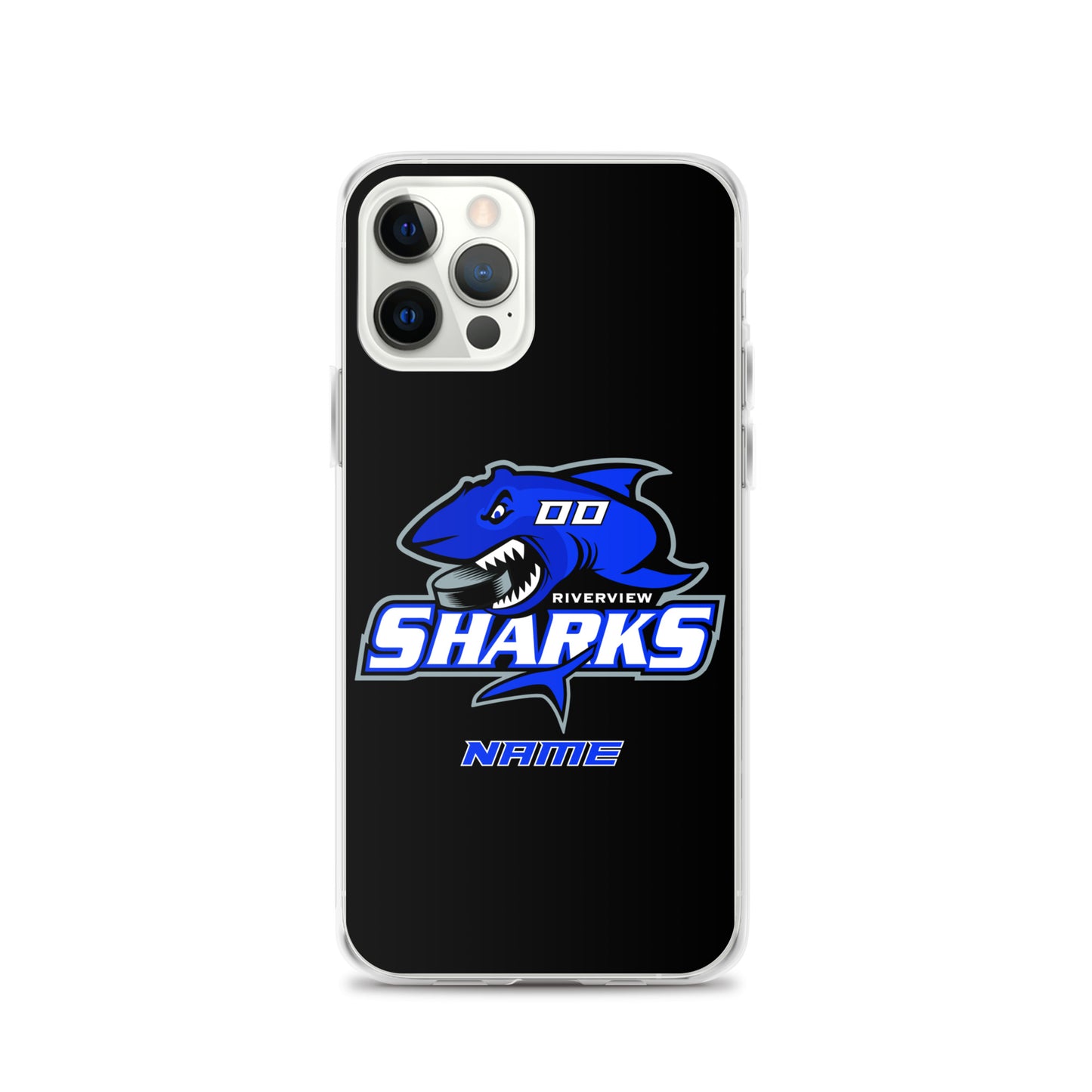 Riverview Sharks Hockey iPhone Case (Customizable)