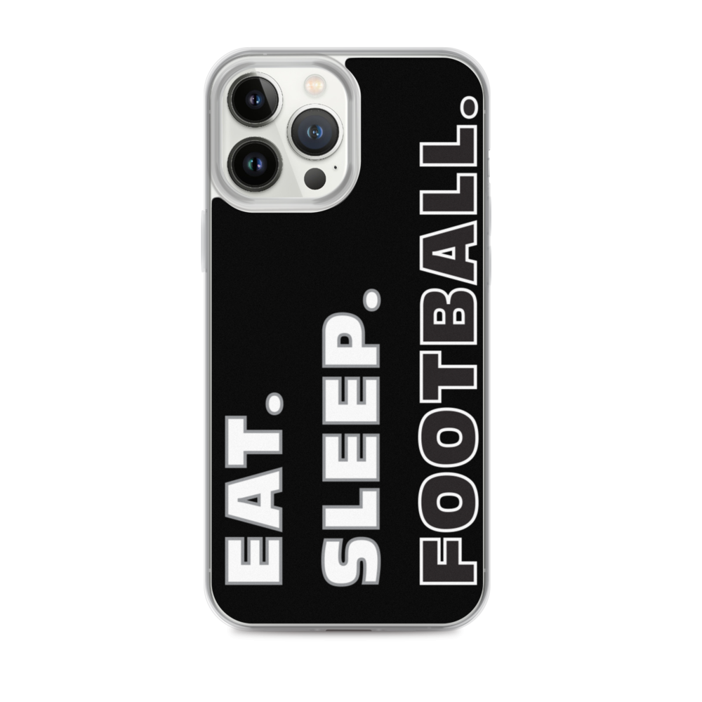 Eat. Sleep. Football. iPhone Case