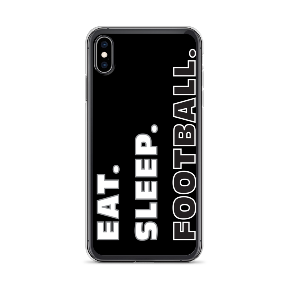 Eat. Sleep. Football. iPhone Case
