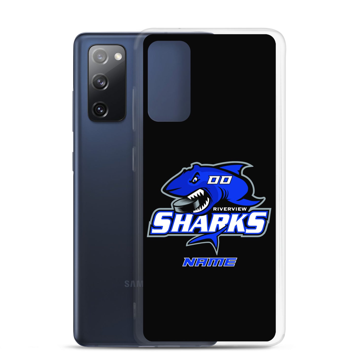 Riverview Sharks Hockey Samsung Galaxy Phone Case (Customizable)