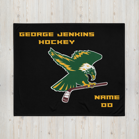 George Jenkins Hockey Blankets (Customizable)