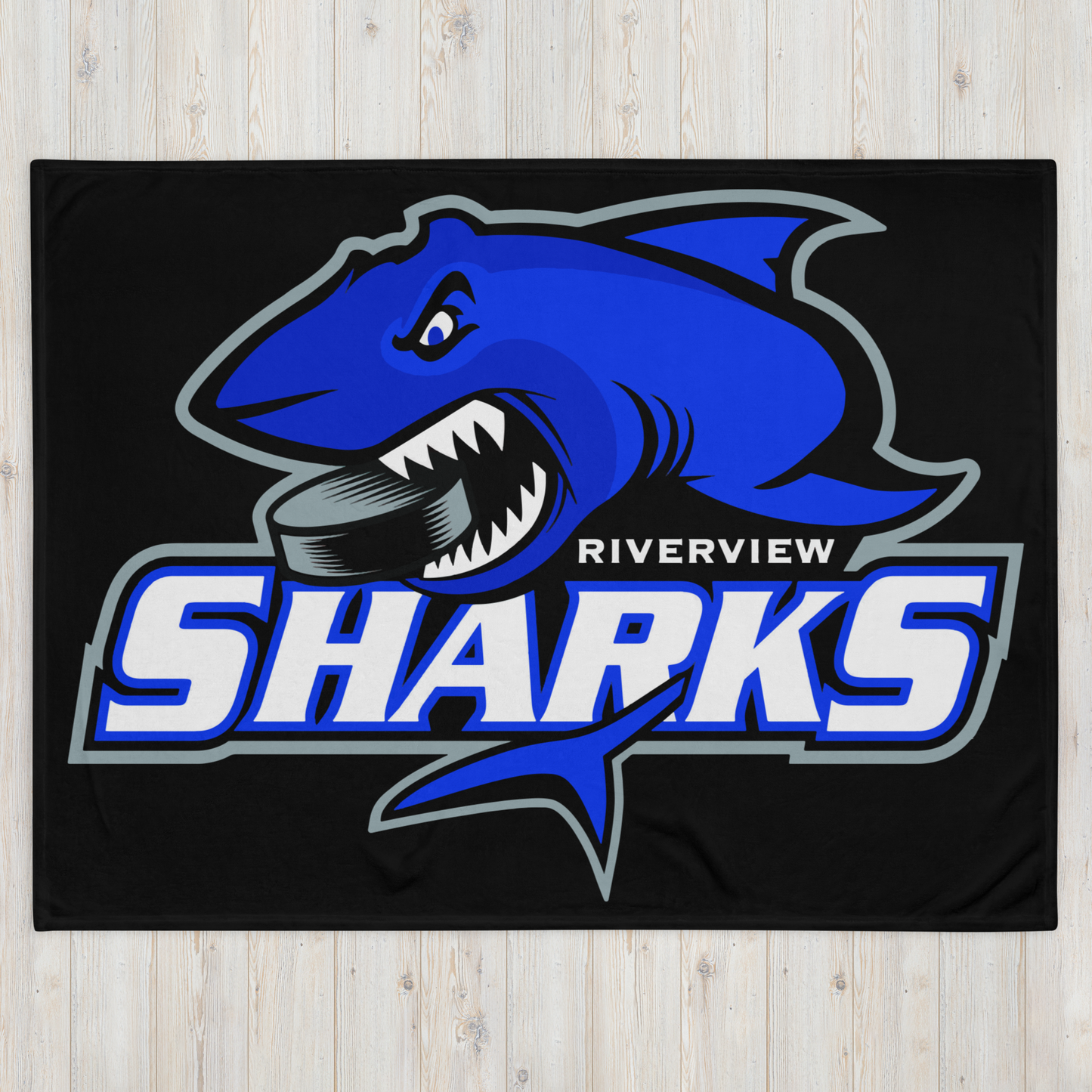 Riverview Sharks Hockey Blankets