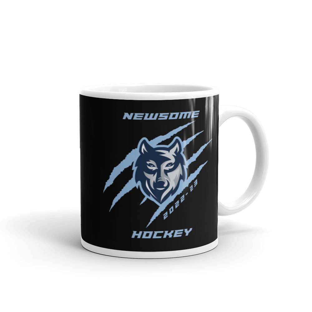 Newsome Hockey Wolf Logo w/ Claws Brag Wear 2022-2023 Mug